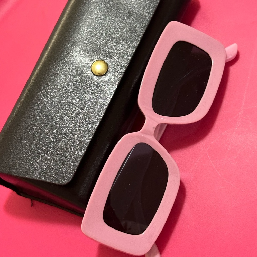 Pink sunglasses